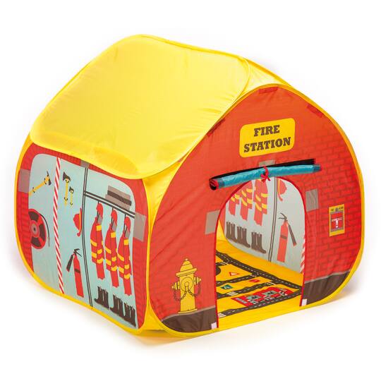 Fun2Give® Pop-it-Up® Firestation Tent with Streetmap Playmat